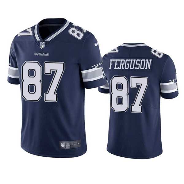 Men & Women & Youth Dallas Cowboys #87 Jake Ferguson Navy Vapor Untouchable Limited Football Stitched Jersey->cincinnati bengals->NFL Jersey